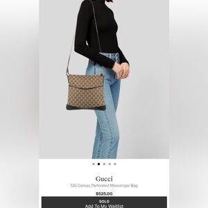 Gucci canvas crossbody
